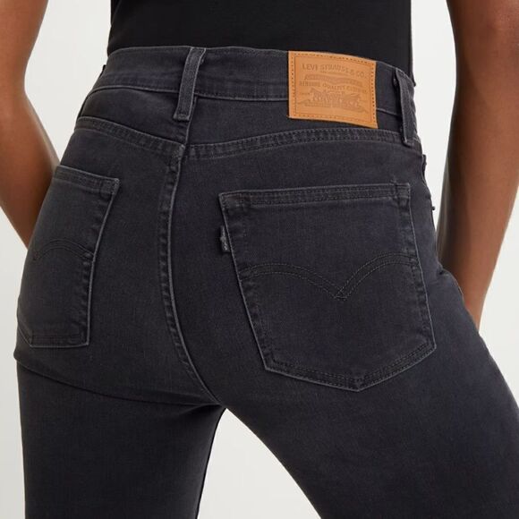 NWT LEVIS PREMIUM 724 HIGH-RISE STRAIGHT
CROPPED Sz 24 Black - Picture 7 of 16